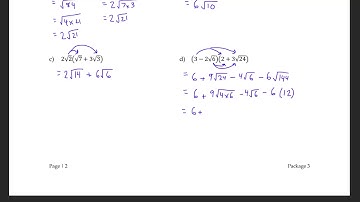 3.4 - Operations with Radicals