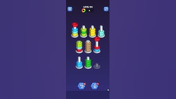 Nut Sort Gameplay - Level 104 Sorting Puzzle Challenge #androidgaming #gamingcommunity #nutsort