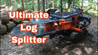 Have You Ever Seen A TRACKED Log Splitter? 