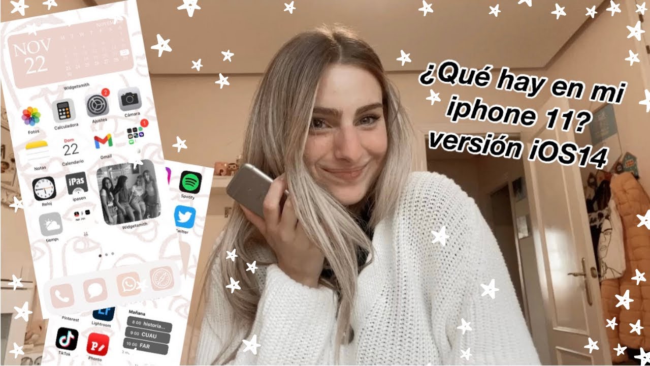 ¿QUÉ HAY EN MI IPHONE 11? + ORGANIZACIÓN iOS 14 | Marina Ggie 🐰