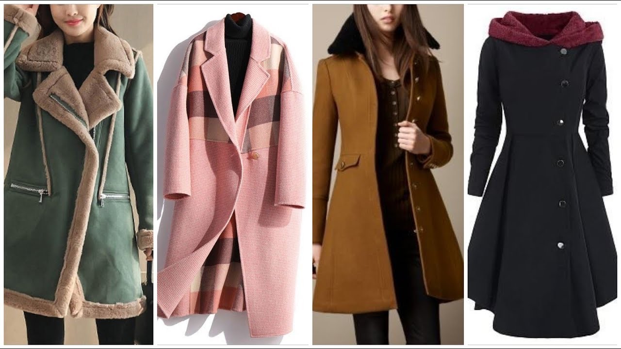 Latest and stylish winter overcoats for ladies.. - YouTube