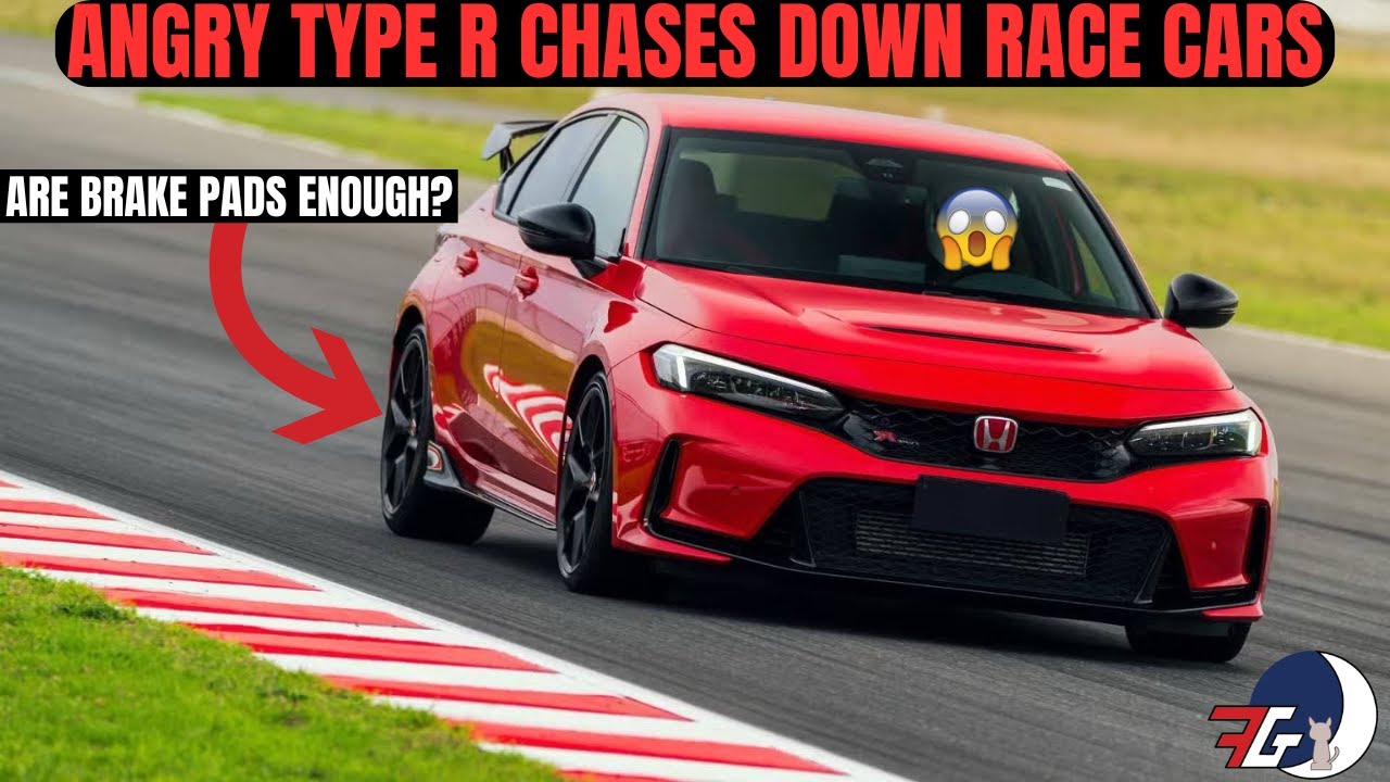 FL5 Civic Type R On Track | Are Brake Pads and Fluid Enough? - YouTube