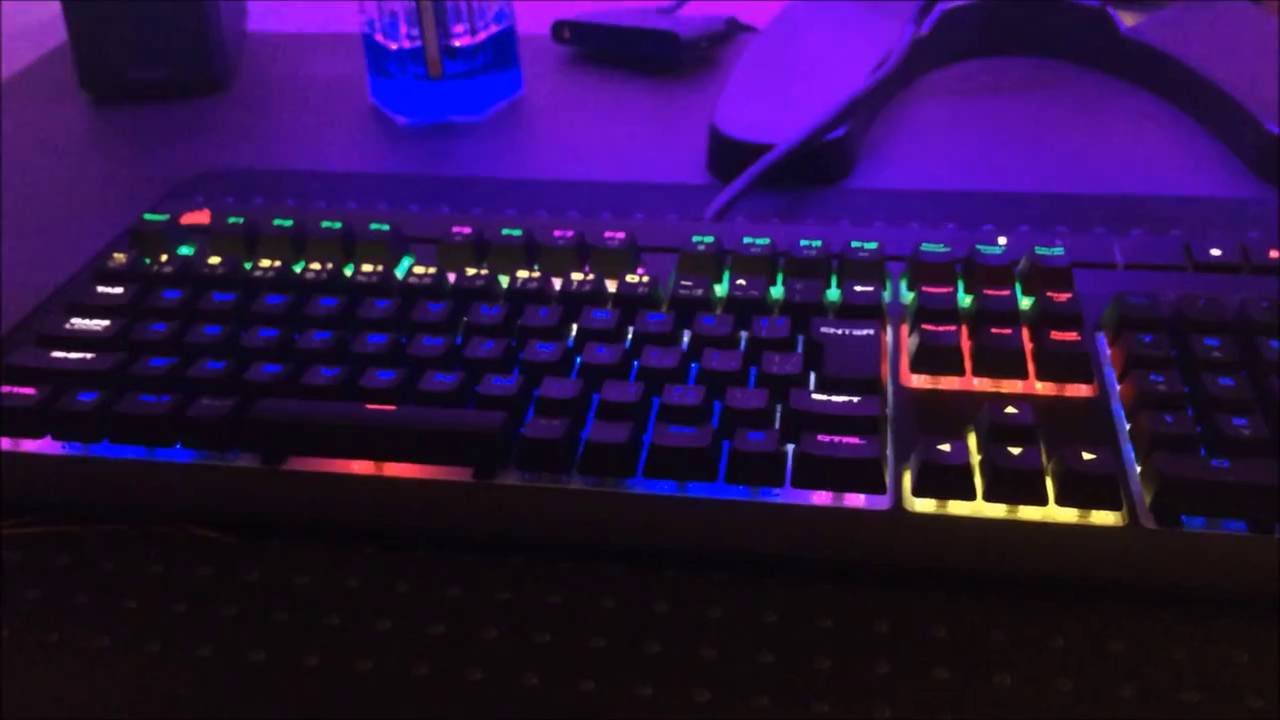 Corsair キーボードを音と連動させて光らせる方法 Youtube