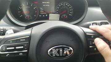 Kia Stinger Maintenance Reminder Reset / 2017 - 2023 Oil life