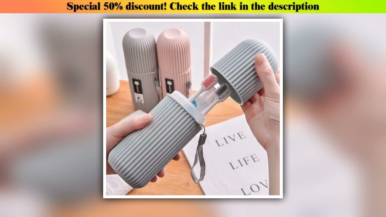 Discount Portable Toothpaste Toothbrush Protect Holder Case Travel Camping Storage Box Protect Tooth