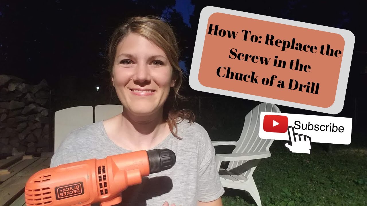 How To Replace Screw in Chuck of a Drill - YouTube