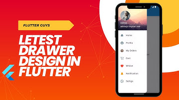 ✨How to create Drawer in Flutter📱| Flutter Sidebar | Latest Drawer | Flutter Tutorial #viralvideo
