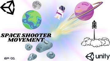 Unity 2D Space Shooter Tutorial 01 - Ship Movement #unity3d
