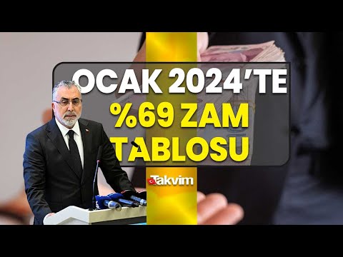 Ocak 2024'te yüzde 69 zam hesabı: Emekli ve memur maaşları güncellendi, yeni oranlar ne olur?