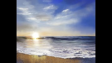 ArtRage Tutorial PART 3 | Sunrise Beach | Digital Painting Workshop