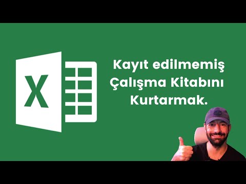 Video: Excel'de kaybolan bir makroyu nasıl kurtarırım?