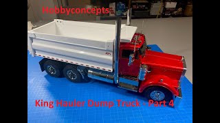 1/14 Tamiya King Hauler Dump Truck Build Part 4