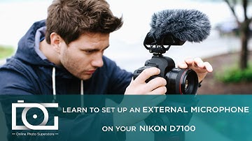 NIKON D7100 MICROPHONE TUTORIAL | Can I work with an external microphone?