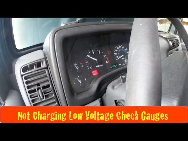 Jeep Tj,Xj,YJ Low Voltage Check Guages - YouTube