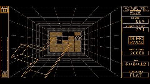 Blockout - 1989 - Hercules Monochrome graphics card - California Dreams