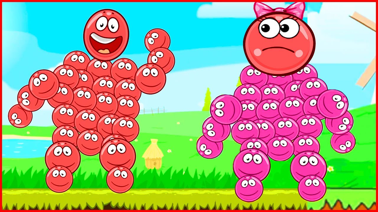 New heroes in the game about the red ball 4. Animated battle.series 3 ...