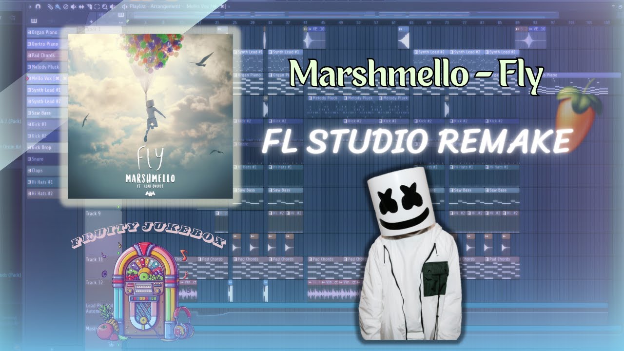 Marshmello - Fly (FL Studio Remake) | Instrumental 🎈 - YouTube