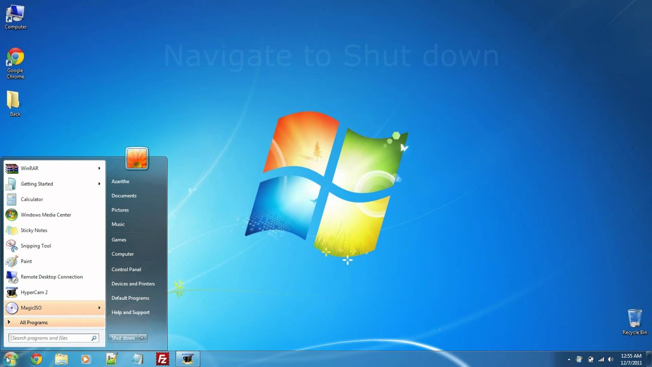 How To Shutdown Your Computer YouTube