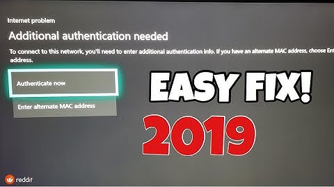 ‘Additional Authentication Needed’ Easy Fix! {2021}