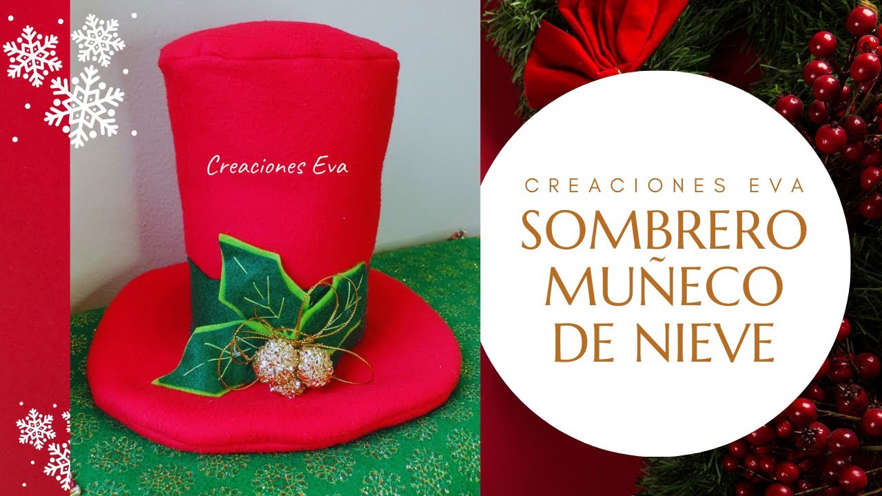 🎩⛄Cómo hacer de muñeco de nieve (2022) - YouTube