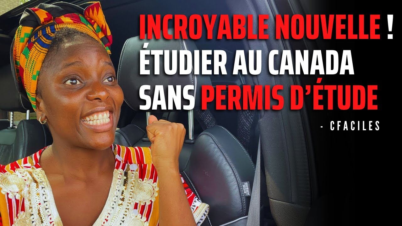 Étudier au Canada SANS PERMIS D'ETUDE , OUI c’est possible - YouTube