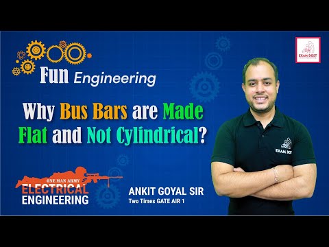 Fun Engineering: Why are bus bars flat instead of cylindrical?? ⚡️⚡️ | Ankit Goyal | One Man Army
