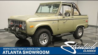 1970 Ford Bronco for sale | 6252 ATL