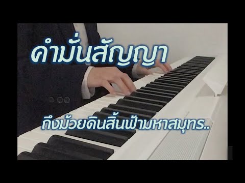 คำมั่นสัญญา Piano Cover เปียโนบรรเลง เพลงไทยไพเราะฟังสบาย ฟังขณะทำงานและก่อนนอน • Music Mint Studio
