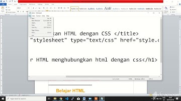 html+css basic ( rubah warna huruf/kata )