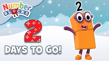@Numberblocks- Countdown to #Christmas: 2 DAYS! | Learn to Count | Happy Holidays!