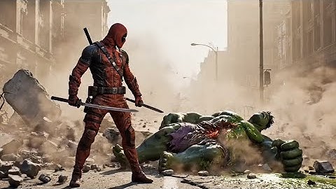 Hulk vs Deadpool | Cinematic Fan Edit AI Fight Scene 