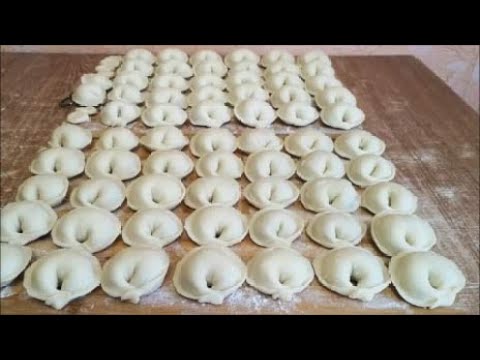 Тесто на пельмени Рецепт вкусных пельменей - YouTube