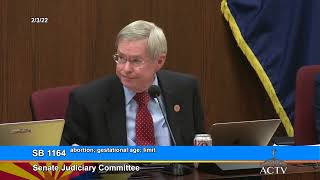 SB 1164 passes the Judiciary Committee, Senator Leach explains his vote Wealth