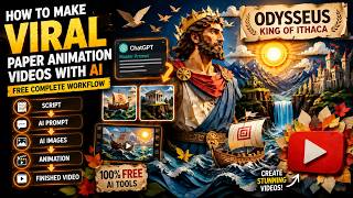 How I Made King Odysseus Paper Animation Videos with FREE AI Tools