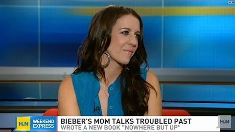 Bieber's mom shares her painful past