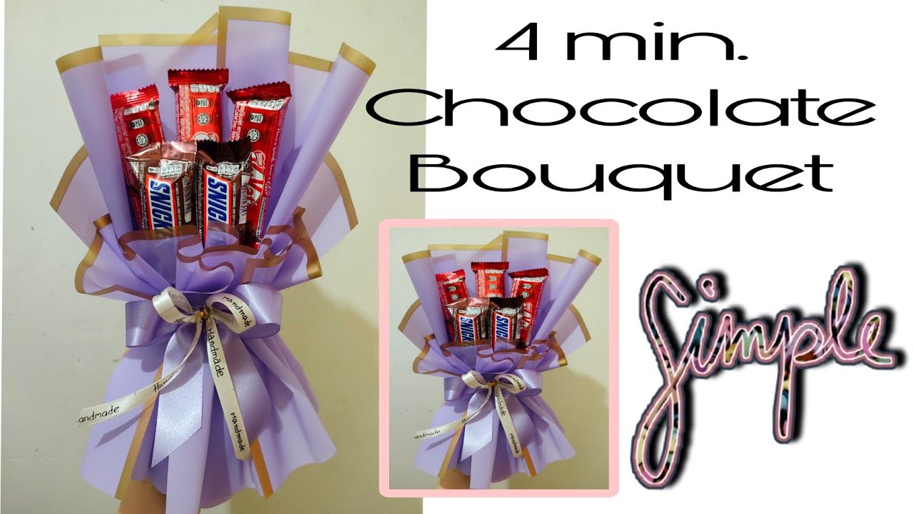 How to make Bouquet chocolate. Cara buat Bouquet coklat 