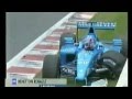 F1 belgien 2001 mschumacher ausritt  barrichello frontflgelschaden  button unfall  premiere