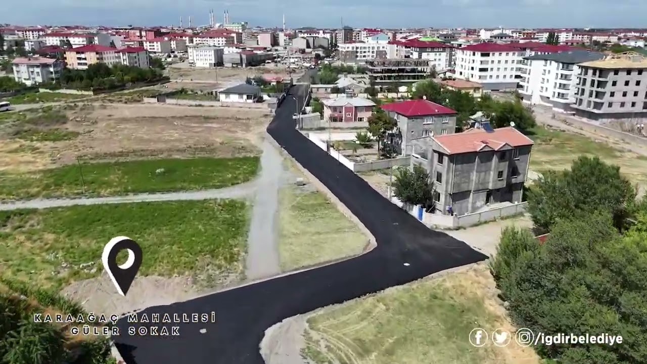 Iğdır’da Yol Çalışmaları Tüm Hızıyla Devam Ediyor.