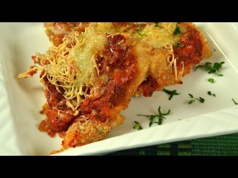 Пиле пармезан-панирано на