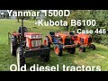 Yanmar 1500D vs Kubota B6100 and Case 446
