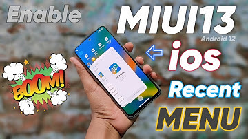 MIUI 13 Ios Recent Menu System Launcher | NEW MIUI 13 Mod Ios System Launcher ⚡⚡| Ft. Redmi Note 11🤩