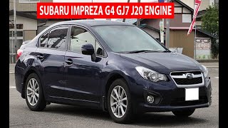 SUBARU IMPREZA G4 GJ7 J20 ENGINE LOCATIONS OF THE CHASSIS NUMBER | ENGINE NUMBER | AND VIN PLATE