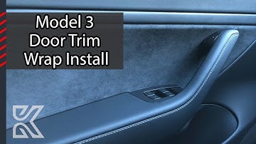 Tesla Model 3 Door Trim Wrap Install