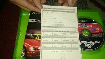 Nostalgamer Unboxes Ford Mustang Racing On Microsoft Xbox UK PAL System Version