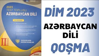 Di̇m 2023 Azərbaycan Dili Ll Hissə Qoşma Günel Nağızadə 051-580-94-28