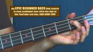 beginner bass guitar lesson polly nirvana new wave