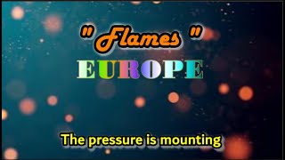 Europe - Flames (karaoke version)