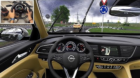 Realistic Driving Opel Insignia Sports  on through narrow roads - Euro Truck Simulator 2 Gameplay