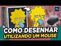 COMO DESENHAR COM O MOUSE NO PHOTOSHOP - TUTORIAL ILUSTRAÇÃO