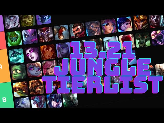 EB24 about League of Legends #49, Patch 11.12 Tier List - Jungle - Prepared  by EB24 smalltree